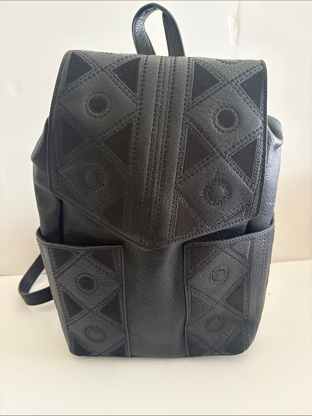 NWT I.N.C International Concept Women’s Embroidered Faux Leather Backpack